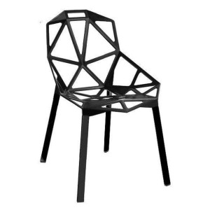 Designerskie krzesło Triangle MH-008CH-B Moos geometryczne czarne