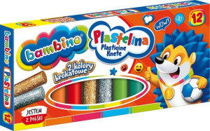 Plastelina, 12 kolorów BAMBINO