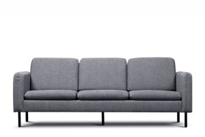 Sofa trzyosobowa AMARO ciemny szary Konsimo