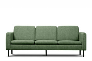 Sofa trzyosobowa AMARO ciemny zielony Konsimo