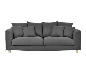 Sofa trzyosobowa BRYONI ciemny szary Konsimo