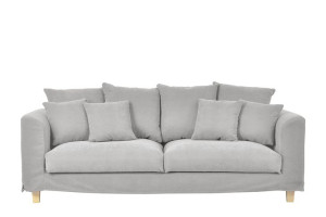 Sofa trzyosobowa BRYONI jasny szary Konsimo