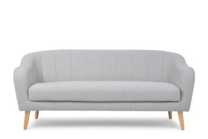 Sofa trzyosobowa HAMPI jasny szary Konsimo