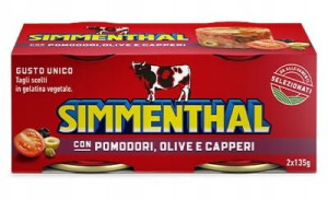 Simmenthal con Pomodori Olive e Capperi Wołowina