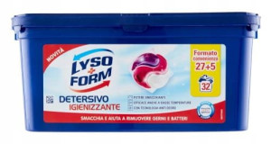 Lysoform Kapsułki do prania Dezynfekujące 32szt