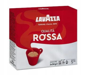 LAVAZZA Qualita Rossa mielona kawa 2 x 250 g