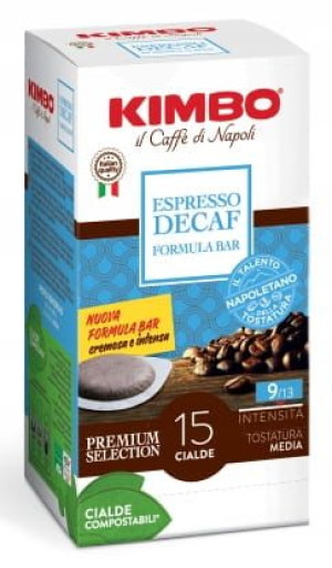 Kimbo Espresso Decaffeinato 15 saszetek kawy