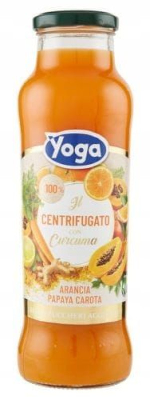 Yoga Centrifugato Sok Arancia Papaya Carota 680ml