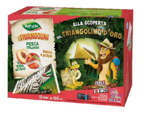 Valfrutta Sok brzoskwiniowy dla dzieci 12 x 100ml