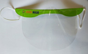 Schoolmask Mini przyłbica dla dzieci zielona 1 szt