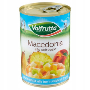Valfrutta Macedonia koktajl owocowy w syropie