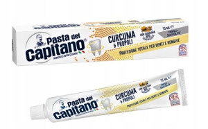 Pasta del Capitano curcuma propolis pasta do zębów