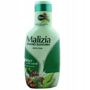 Malizia płyn do kąpieli Sosna i Zielona herbata 1L