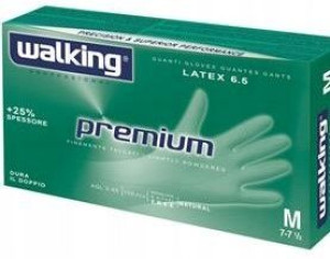 Walking Premium Rękawice latex rozm M - 100 szt