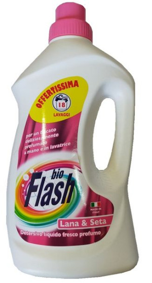 Bio Flash płyn do prania wełny i jedwabiu 1L