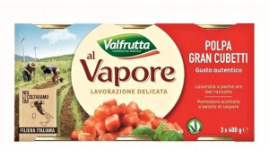 VALFRUTTA Al Vapore krojone pomidory na parze x 3