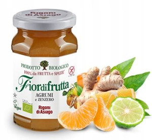 FIORDIFRUTTA BIO Dżem cytrusy i imbir 260g
