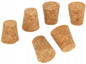 Korek Stożkowy Z Korka 25 X 23 Mm Korki Wina 6 Szt