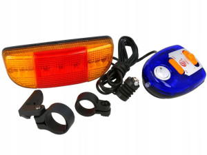 Lampki KIERUNKOWSKAZ Rower OŚWIETLENIE STOP V3