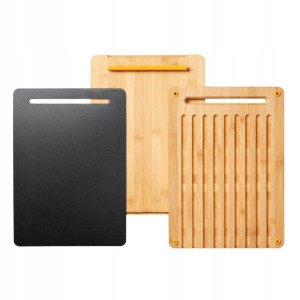 Fiskars Bambusowy Zestaw Deska Do Krojenia 1057550