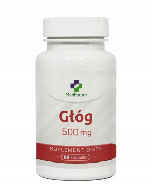 GŁÓG Poprawa pracy serca układu krążenia Ekstrakt 500mg 60 kapsułek