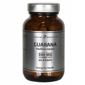 Guarana 500 mg Odchudzanie energia 60 kapsułek