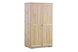 Szafa dwudrzwiowa 102x177x60 cm LISSO sosna naturalna Konsimo