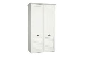 Szafa dwudrzwiowa 105,3x192,6x57,3 cm MARIDA biały Konsimo