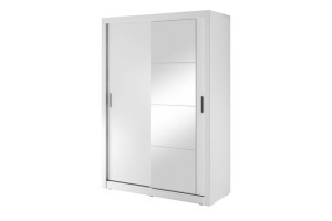 Szafa dwudrzwiowa 150x215x60 cm APERA biały Konsimo