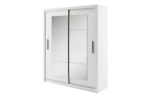 Szafa dwudrzwiowa 180x215x60 cm TIVO biały Konsimo