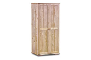 Szafa dwudrzwiowa 82x177x60 cm LISSO sosna naturalna Konsimo