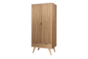 Szafa dwudrzwiowa 90x200x60 cm MONTI dąb Konsimo