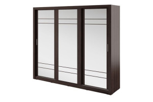 Szafa trzydrzwiowa 250x215x60 cm APERA wenge Konsimo