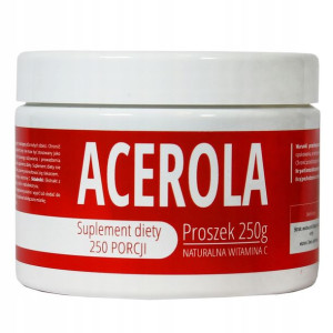 Acerola Proszek 250g = 100% Naturalna Witamina C