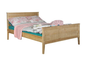 Łóżko rama 101x102x206 cm RONTI dąb Konsimo