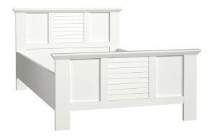 Łóżko rama 103x95,2x210,7 cm MARIDA biały Konsimo