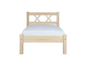 Łóżko rama 149x90x212 cm LISSO sosna naturalna Konsimo