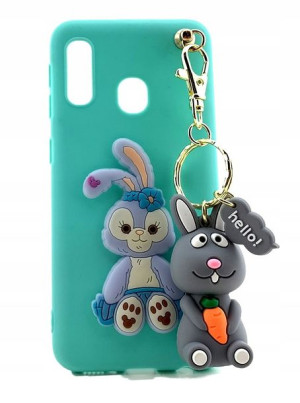 Etui KRÓLIK z brelokiem Samsung Galaxy A22 5G