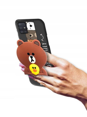 Etui case uchwyt Miś do Samsung Galaxy A22 5G