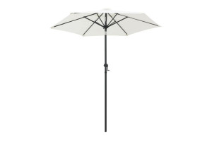 Parasol ogrodowy KYANO biały/ciemny szary Konsimo