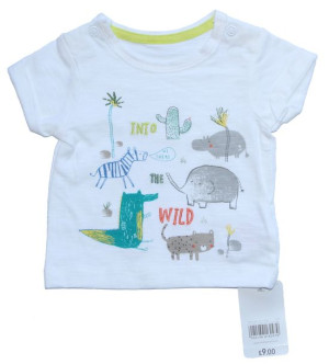 MOTHERCARE bluzka t-shirt bawełna zoo 56