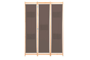 Parawan pokojowy 120x4x170 cm LUPIS brązowy Konsimo