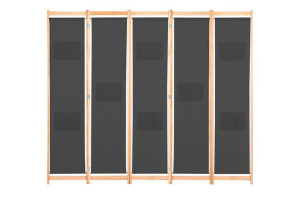 Parawan pokojowy 240x170x4 cm LUPIS szary Konsimo