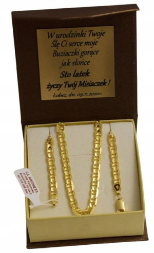  Złoty łańcuszek  Gucci grawer gratis