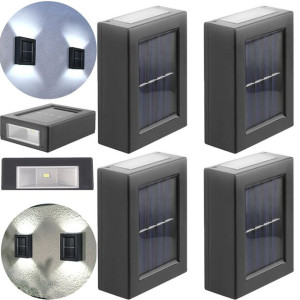 Zestaw 4x Kinkiet Lampa ścienna Zewnętrzna LED