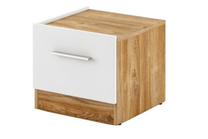 Szafka nocna 40x35x40 cm CALIBO dąb stirling/biały Konsimo