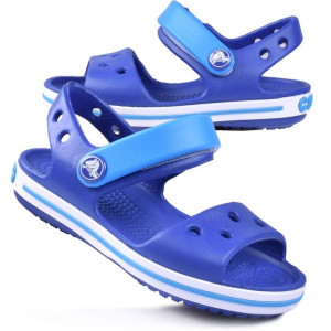 Sandały dziecięce CROCS lekkie niebieskie (12856-4BX) - 33-34