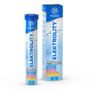 Plusssz Elektrolity +100% Multiwitamina 24 tabl.mus. elektrolity