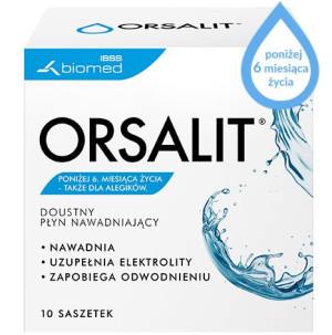 Orsalit bezsmakowy x 10 sasz. elektrolity
