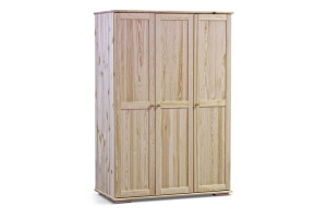 Szafa ubraniowa 122x177x60 cm LISSO sosna naturalna Konsimo